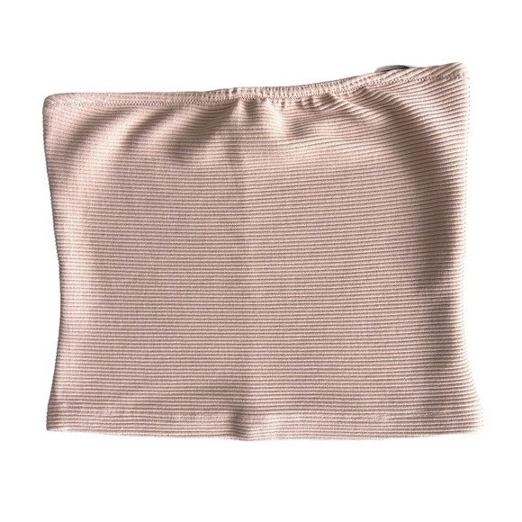 Dynamite Ribbed Strapless Bandeau Nude XS - Picture 1 of 3
